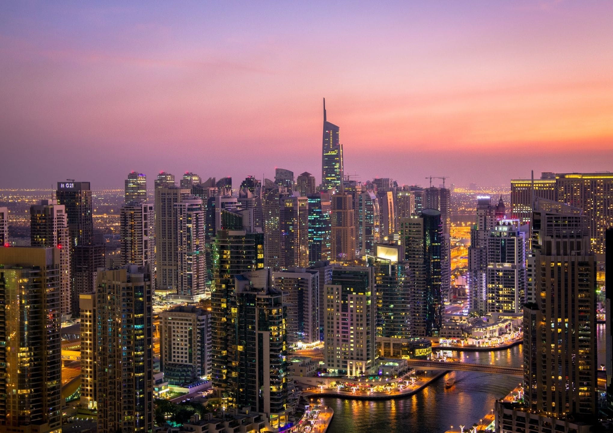 Dubai Logistic City - sunset